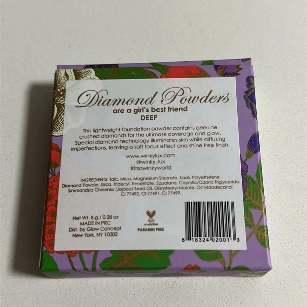 WINKY LUX Diamond Powder Foundation Deep
